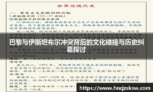 巴黎与伊斯坦布尔冲突背后的文化碰撞与历史纠葛探讨